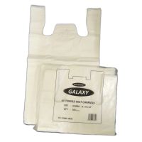 Galaxy Extra Large Strong White Plastic Bags - 1000 bags